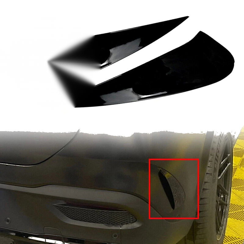 Mercedes-Benz GLE C167 Rear Bumper Splitter Spoiler Canard Air Vent (2020-)