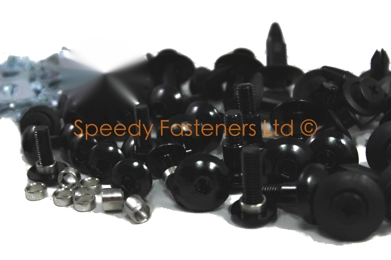 Honda CBR600F4i carenado Y parabrisas Clips Pernos Nuts (2001–2006)