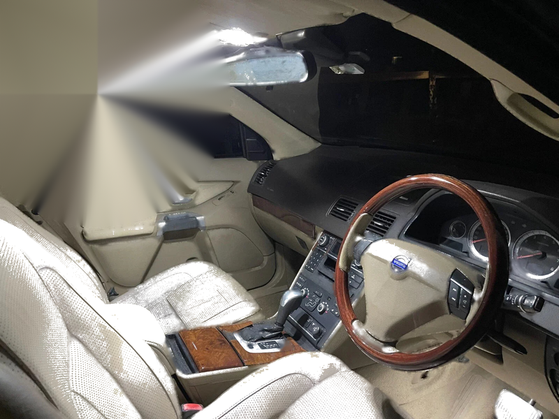 Volvo XC90 2002-2014 Green LED Interior Light Upgrade Package