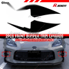 Toyota GR86 Black Front Bumper Side Vent Trim Canards Splitter (2022–2025)