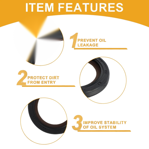 Chevrolet Silverado 1 Pc Front Crankshaft Oil Seal (1999-2019)