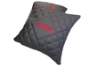 Mercedes Benz G Class Black Leather Pillows Set of 2 (Fits All Years)