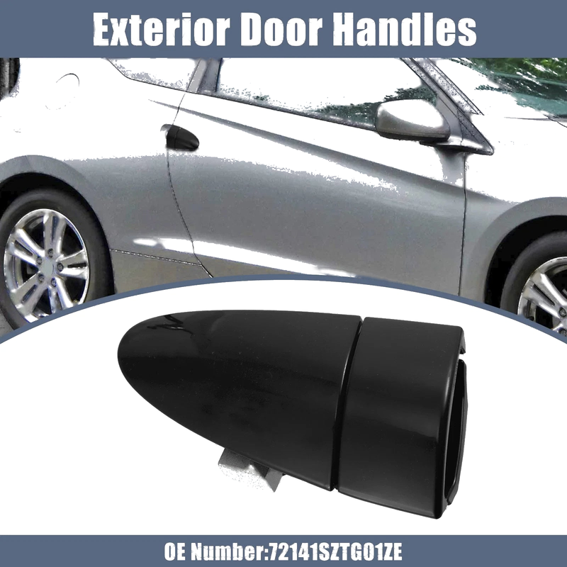 Honda CR-Z Front Right Exterior Door Handle Black (2011-2016)