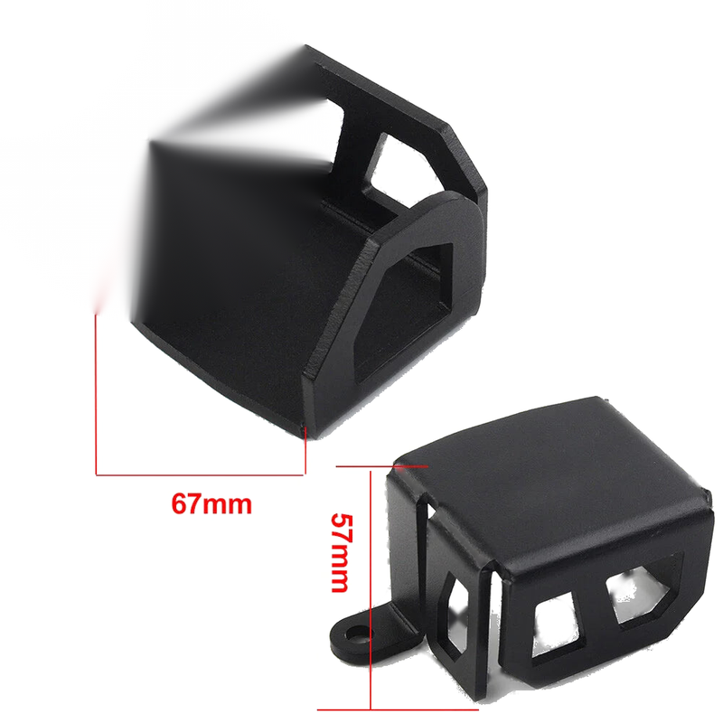 Honda CRF1000L (2016-2017) Black Rear Brake Fluid Reservoir Cover