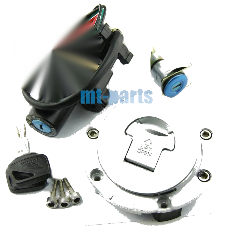Honda CB900 CB919 Hornet Ignition Key Switch Fuel Cap Seat Lock Set (02-07)
