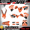 KTM EXC GLOW STYLE Full Sticker Kit (2005-2007)