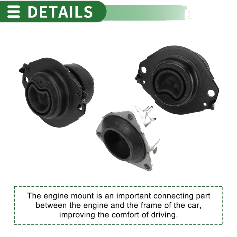 Dodge Durango 3.6L 1 x Engine Trans Mount Set (2011-2019)