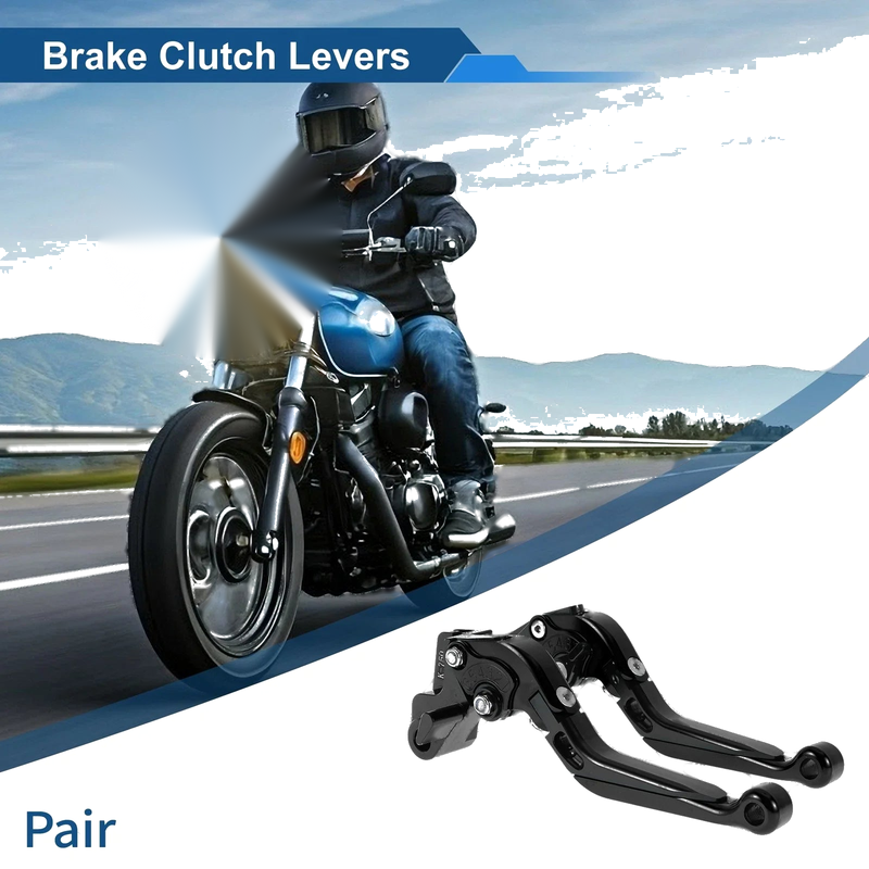 Kawasaki NINJA650R Levers / Adjustable Levers / Brake & Clutch Levers Black