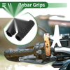 Motorcycle Grips / 25mm / Hand Grips Cover TPU Black