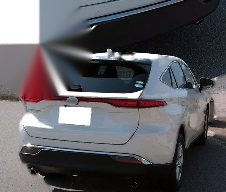 Toyota Harrier Venza Rear Bottom Bumper Molding Trim Chrome Style (2020-2024)