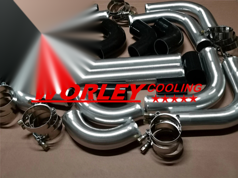 NSW 2.5" Aluminum Intercooler 2 x Turbo Piping Kits (2020-2023)