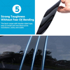 Honda Civic Sedan 6 x Black Pillar Post Covers (2006-2011)