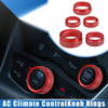 Chrysler 300 & Dodge Challenger 5 Pcs AC Climate Control Knob Ring