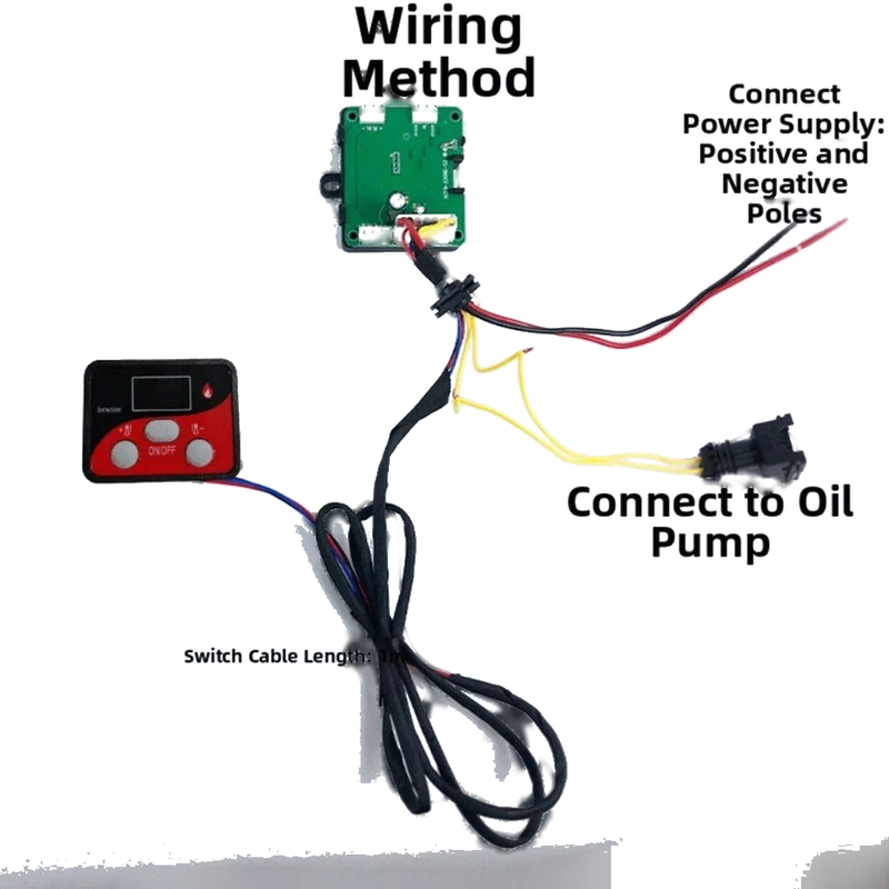 Parking Heater Fuel Heating Switch 12V 24V 3PCS Wiring Harness Set