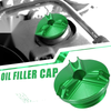 Yamaha FZ07 FZ8 FZ750 FZ600 Oil Filler Cap Plug Cover Green