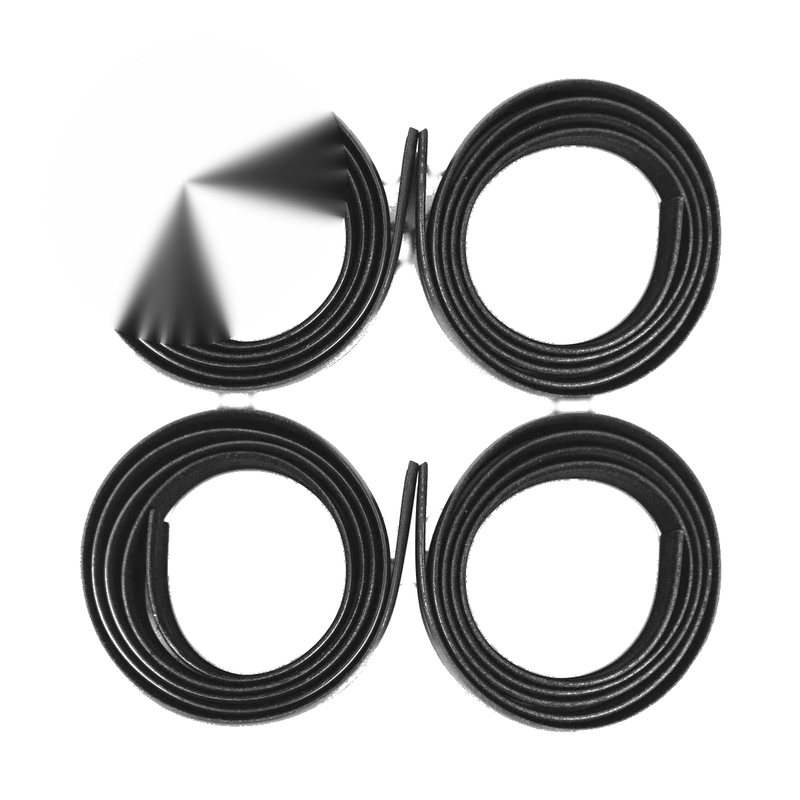 4 Pc Glass Run Door Channel Weatherstrip Seal Fits Datsun Sunny B110 1200 4D SED