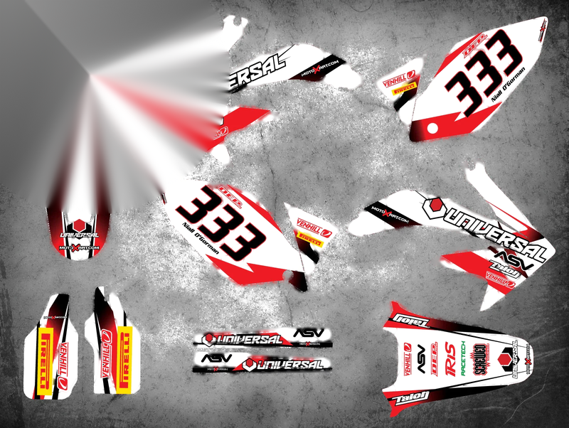 Honda CRF 450 Custom Graphics Full Kit (2008)