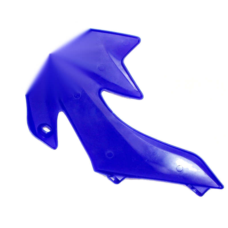 CRF50 Blue Plastic Front Left Tank Side Guard Fender (2004-2023)
