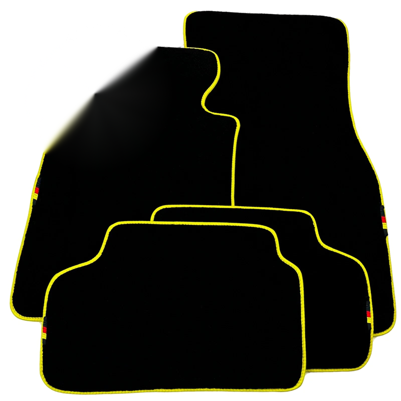 BMW 3 Series E36 4-Door Sedan Black Floor Mats (1990-2000)