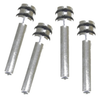 Car Interior - 49mm 4 x Aluminium Door Latch Pin Covers (Fits Various Models)