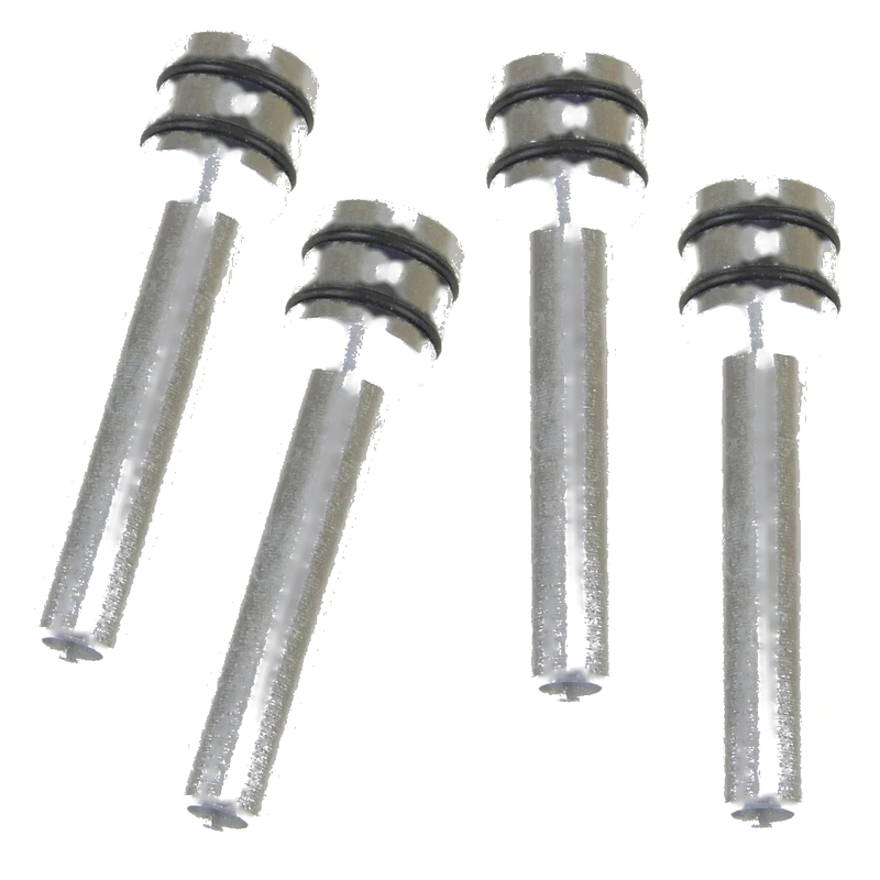Car Interior - 49mm 4 x Aluminium Door Latch Pin Covers (Fits Various Models)