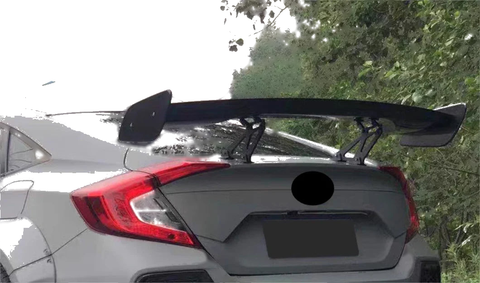 Sedan / Coupe Glossy Black 57'' Universal Rear Trunk Spoiler Wing