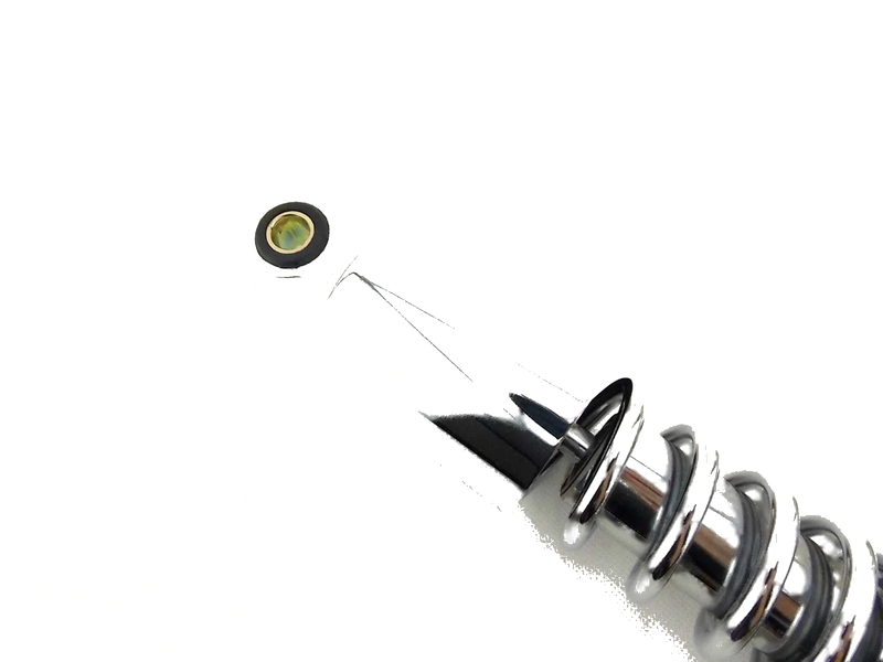 Suzuki T250 300mm JBS Chrome Rear Shock Absorbers