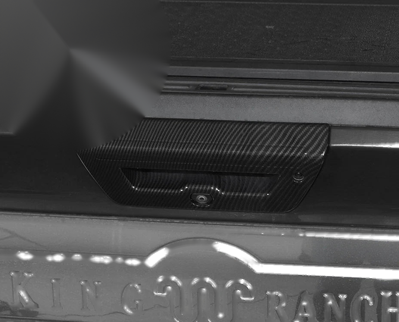 Ford F150 Carbon Fiber Rear Door Handle Bowl Tailgate Cover Trim (2015-2019)