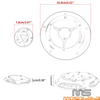 Harley Street Glide, Ultra Classic, Road Glide Engine Timing Cover (2006-2023)