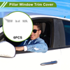 Chevy Blazer Silver Tone 6 x Pillar Window Trim (2019-2024)