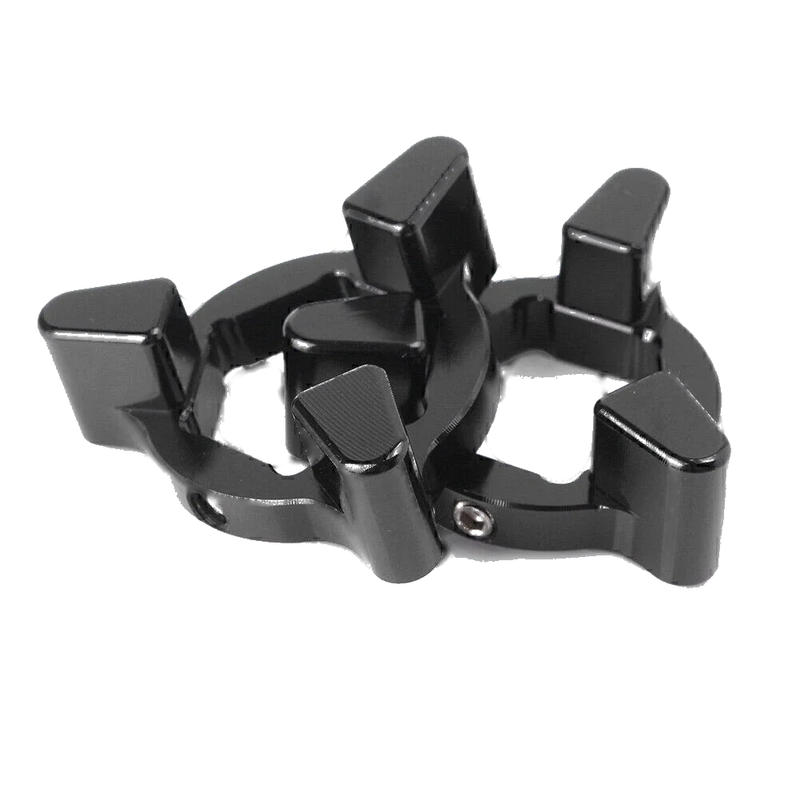 Universal Motorcycle CNC 19mm Front Anodized Preload Adjusters (N/A)