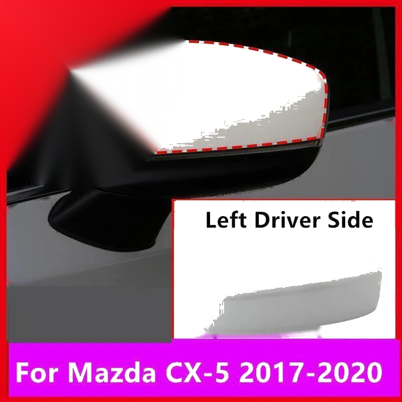 Mazda CX-5 Left Driver Side 1x Rearview Mirror Cap Cover (2017–2020)