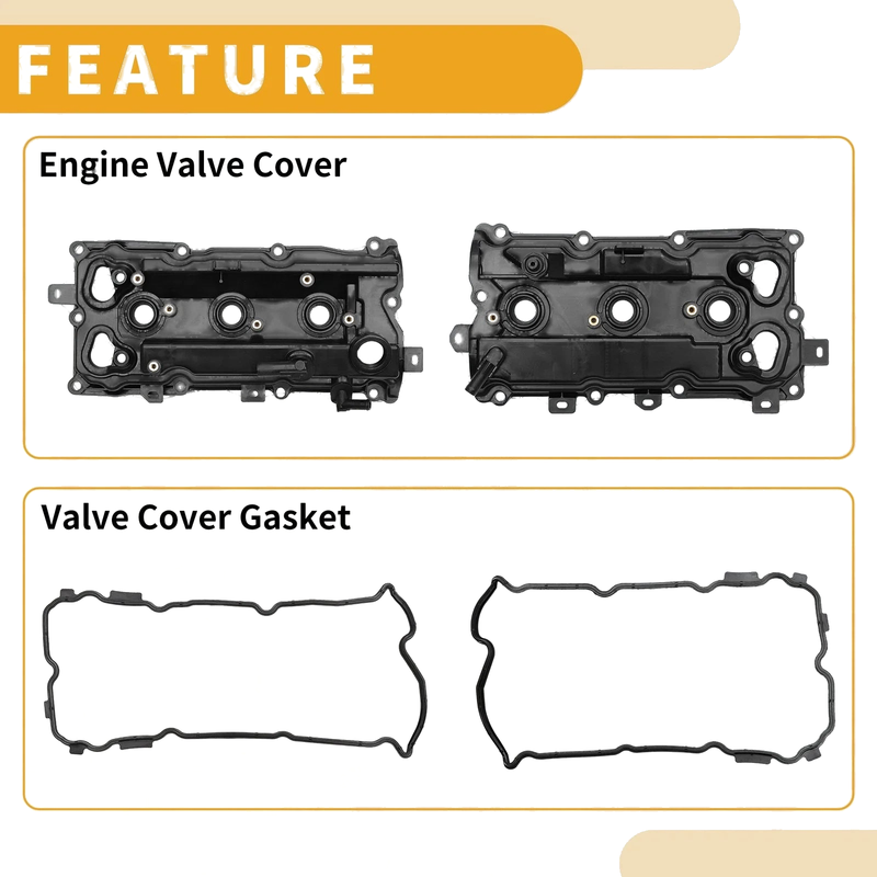 Nissan Altima (2014-2018) 1 Set Engine Valve Cover & Gasket