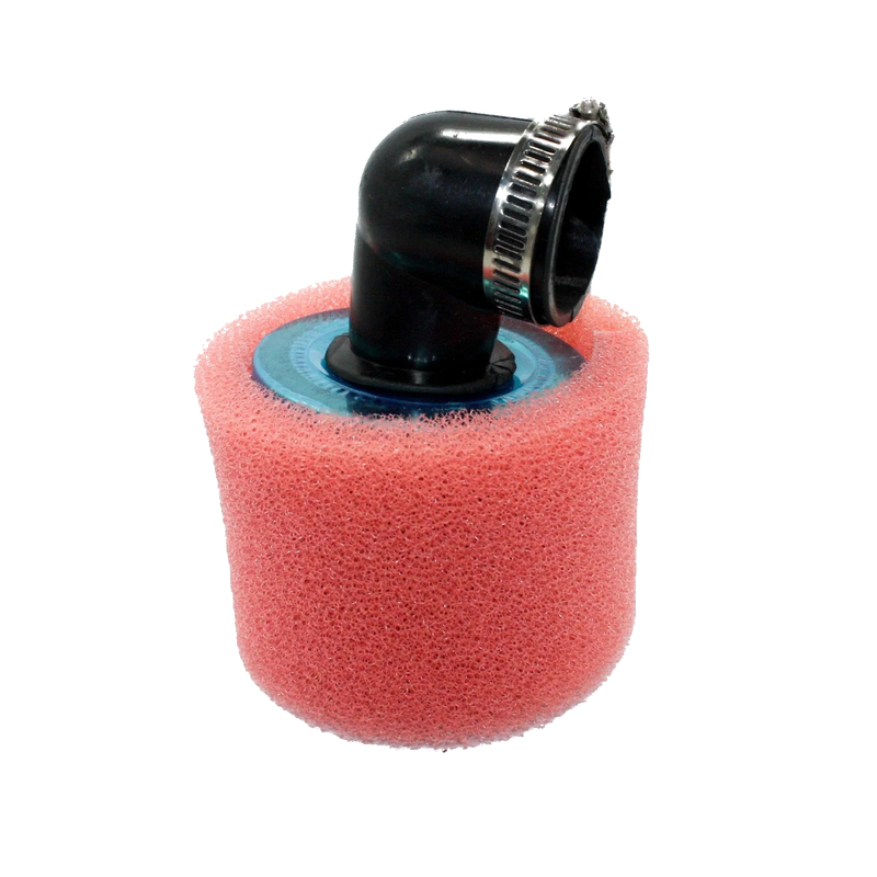 PIT QUAD DIRT BIKE ATV 35mm PINK 90�� Bent Air Filter Pod