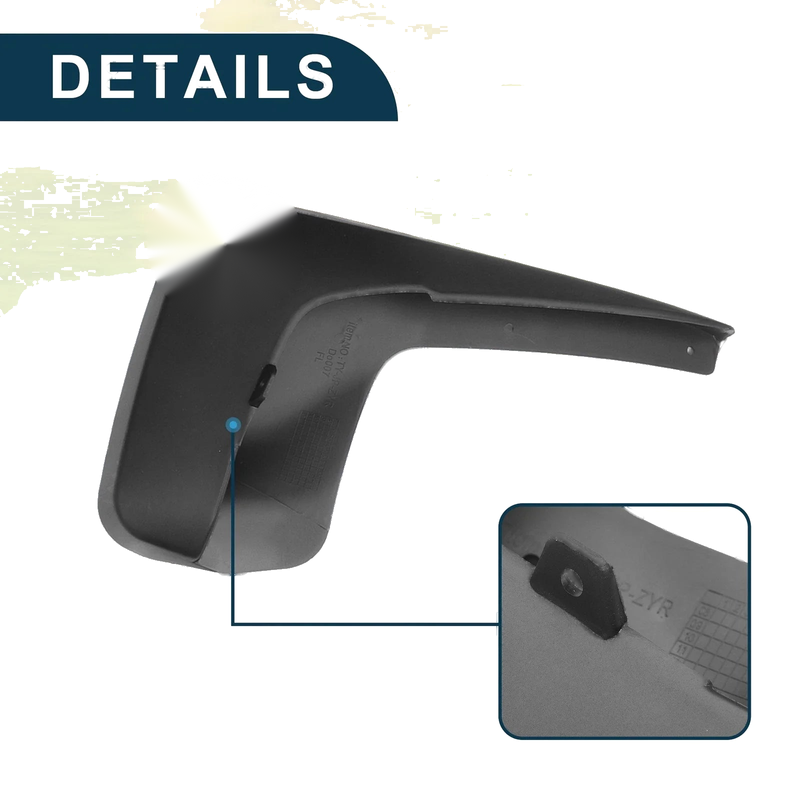 Dodge Grand Caravan Mud Flap Splash Guards (2011 - 2019)