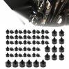Harley Touring Road King Softail Trike 62X Engine Bolt Black Cap Kit (18-24)