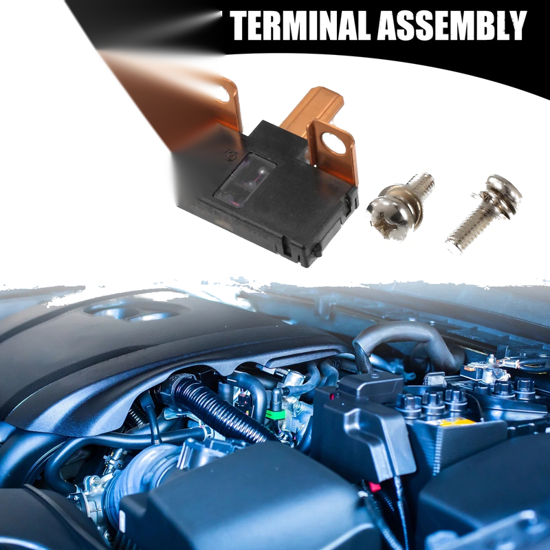 Honda 1 Pc Battery Fuse Terminal Assembly Plastic Black