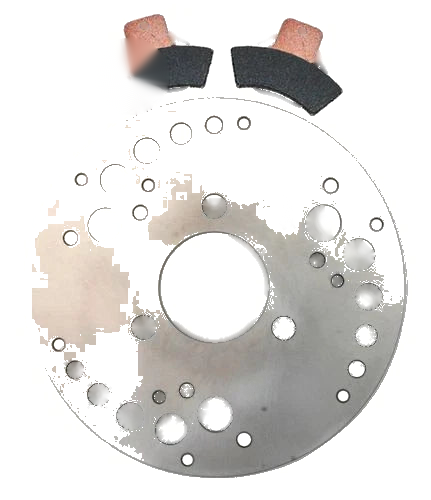 Polaris Trail Boss 325 Rear Disc Rotor & Semi-Metallic Pads (2000–2002)