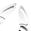 Dodge Charger Silver Tone Inner Paddle Shifter Set