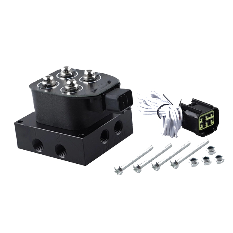 Universal Car Manifold Valve Block 0-200 PSI 1/4" NPT