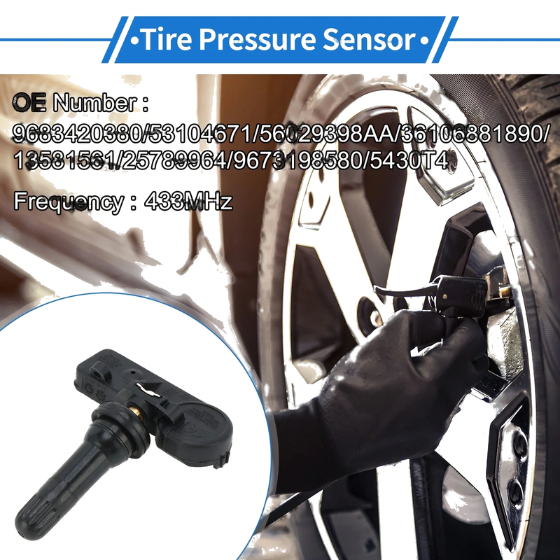 Peugeot 5008 1.6 16V TPMS Sensor No.9683420380 (2009-2017)