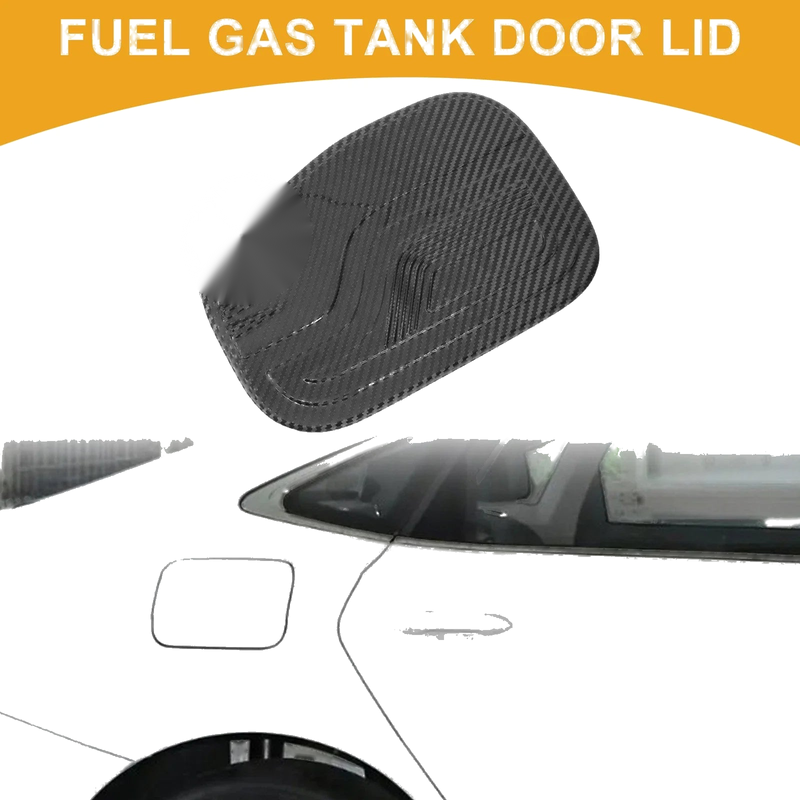 Ford Ranger 2023-2025 Carbon Fiber Black Fuel Tank Door Cap