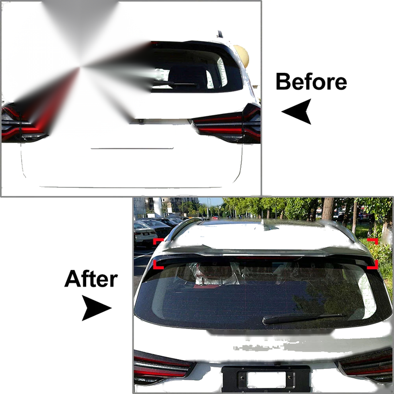 BMW X3 Rear Window Roof Spoiler Wing Lip (2018-2024)