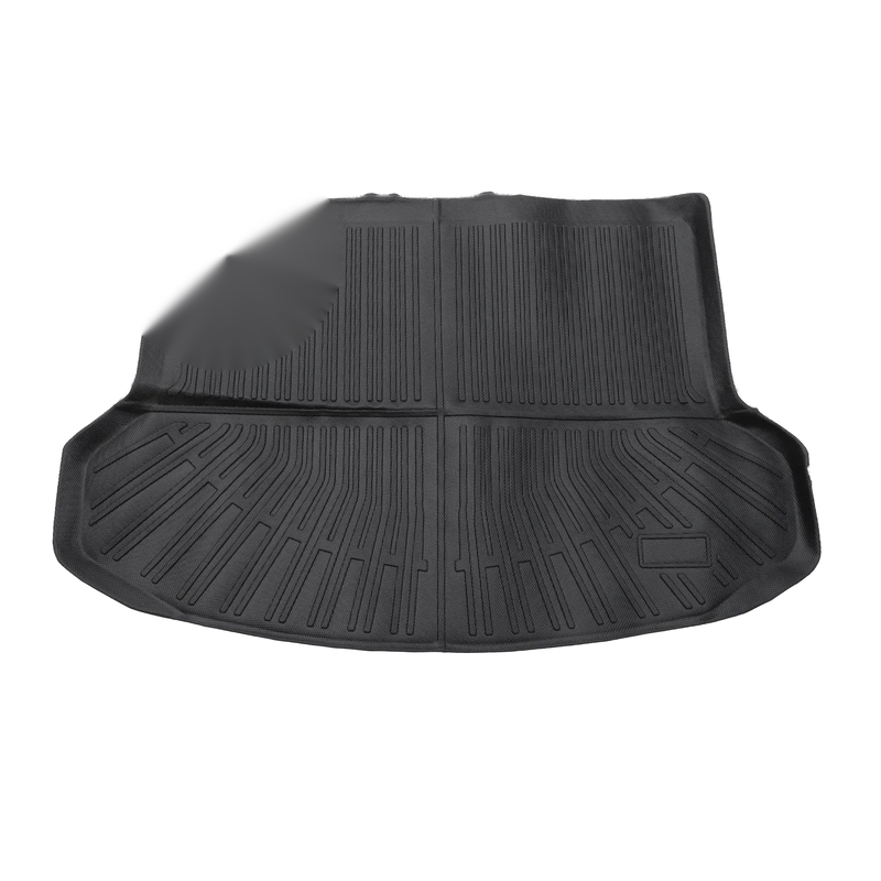 Kia Seltos (2020-2023) Stripe Pattern TPE Cargo Liner Rear Trunk Mat