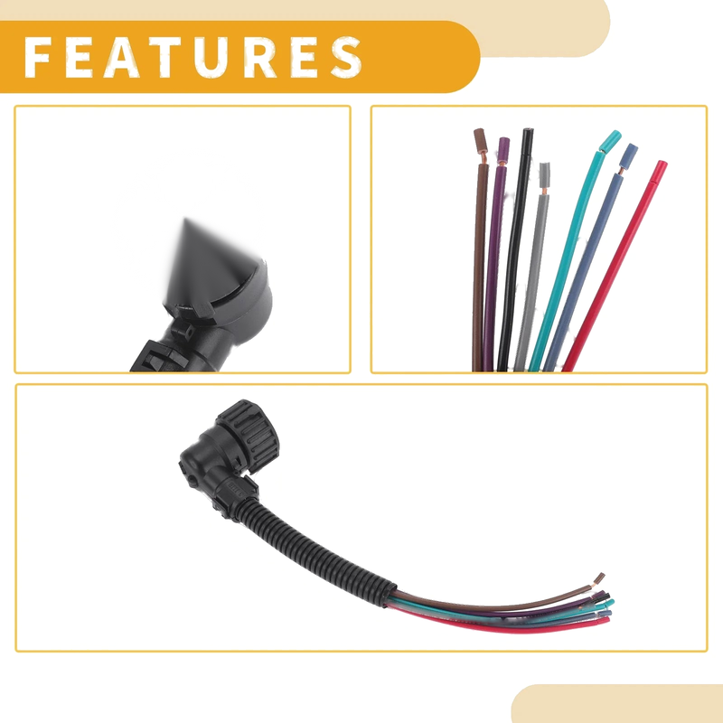 Fiat Ducato Car Tail Light Wiring Harness Connectors (2001-2016)