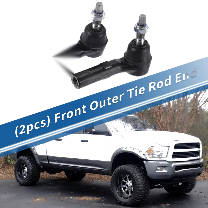 Dodge Dakota 2 x Front Outer Tie Rod End Links (2000-2004)