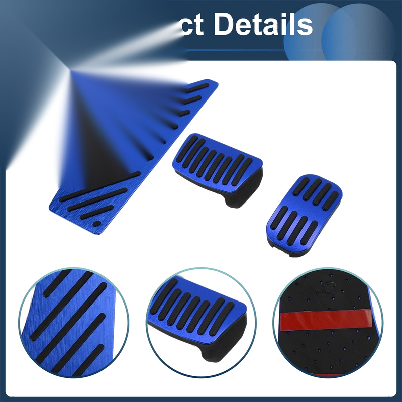 Toyota Corolla Cross 3 x Automatic Foot Accelerator Pedal Covers