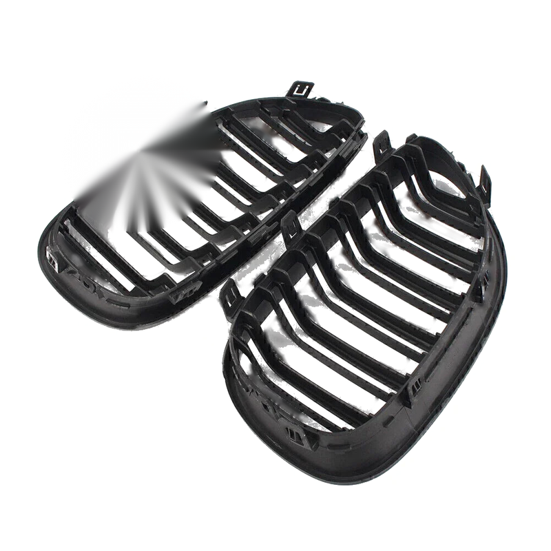 BMW E60 E61 M5 2004-2009 Matte Black Upper Bumper Grill Mesh Grille