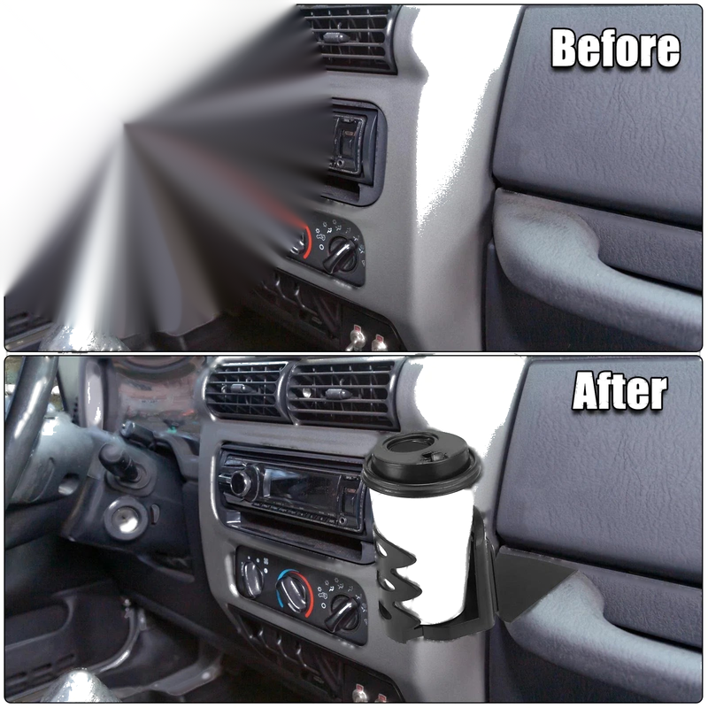 Jeep Wrangler TJ LJ Adjustable Water Drink Cup Holder (1997-2006)