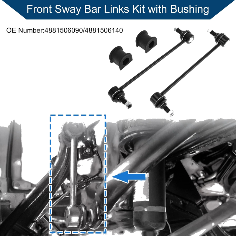 Toyota Camry Front Stabilizer Bar Links with 2 Pcs Bushing